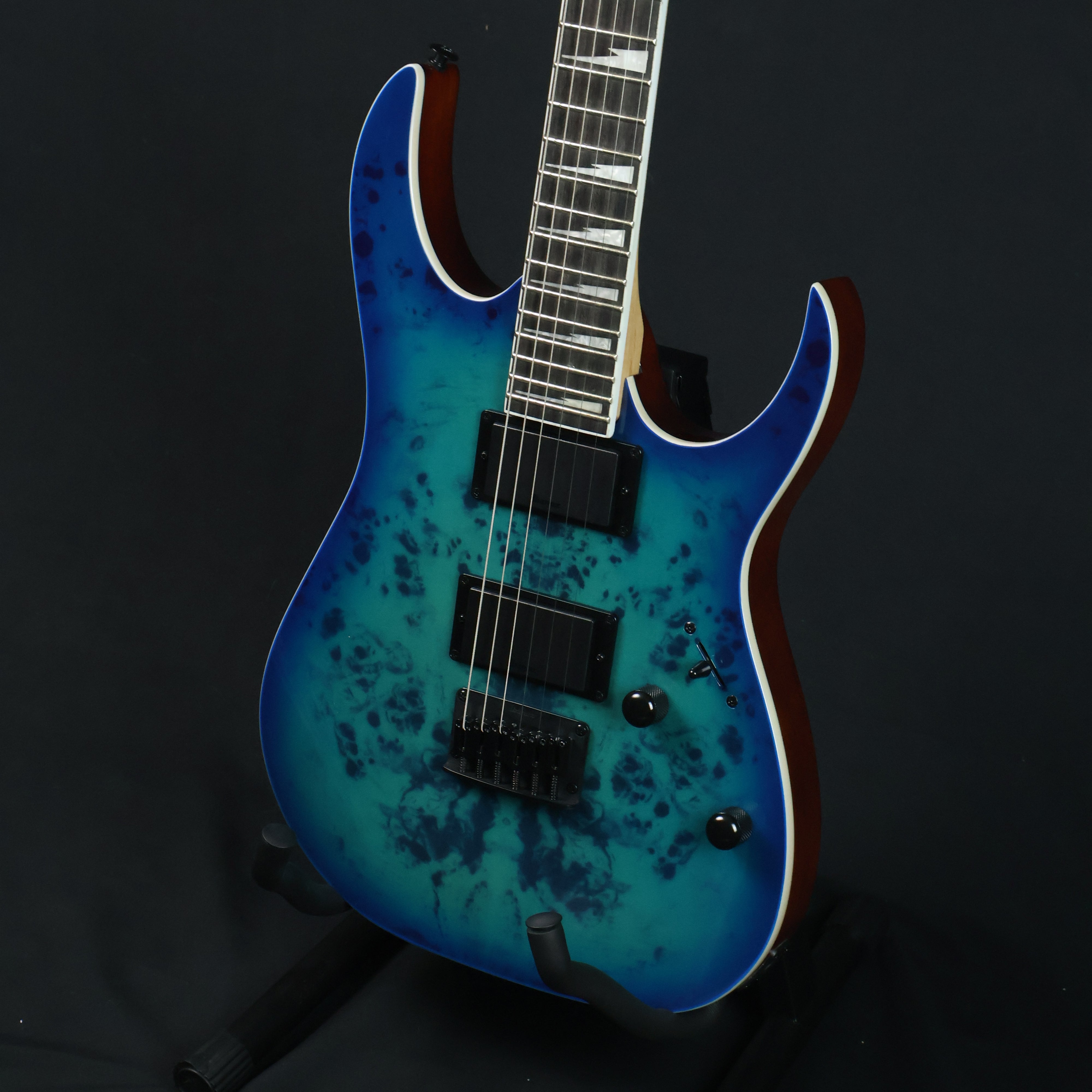 Ibanez Gio GRGR221PA HH Solid Body Electric Guitar - Aqua Burst
