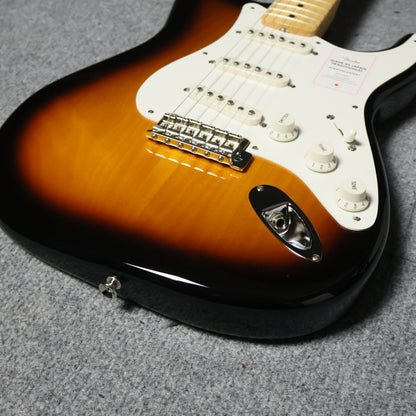 Fender Japan Traditional II 50s Stratocaster Electric Guitar, SSS Pick Up , Maple FB - 2-Tone Sunburst