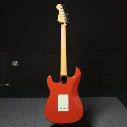 Fender Japan Traditional II 60s Stratocaster Electric Guitar, SSS Pick Up , Rosewood FB - Fiesta Red