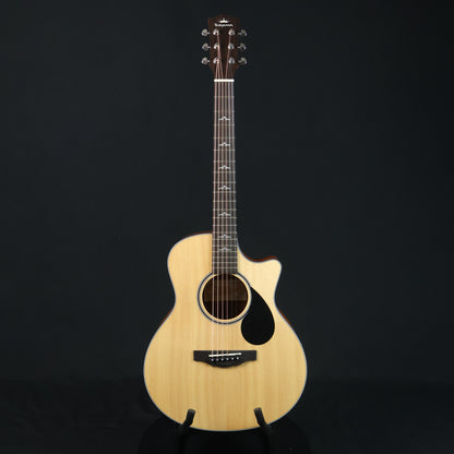 Kepma FC Mini SM Elite Series 36 inch  Solid Top Travel Acoustic Guitar - Natural ( FC-MINI-NAT )