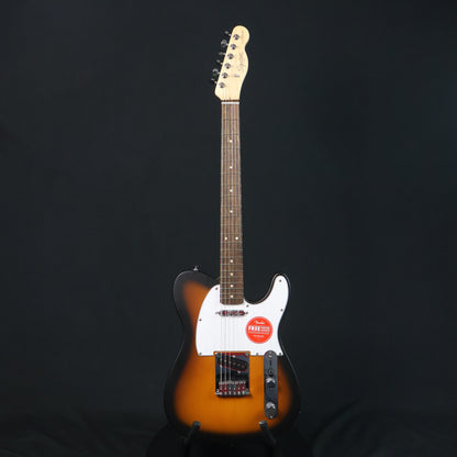 Squier Debut Series Telecaster Electric Guitar, Laurel FB - 2-Color Sunburst