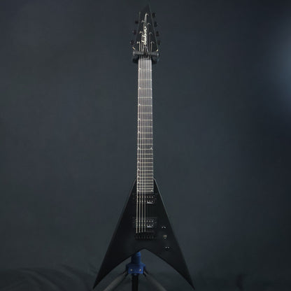 Jackson JS Series King V JS22-7 KV HT 7-String Electric Guitar, Amaranth FB - Satin Black ( JS-22 / JS 22 )