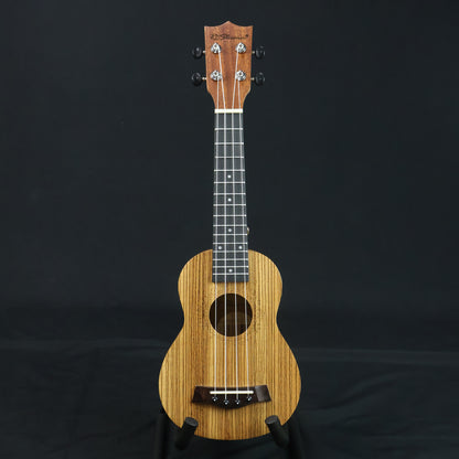 KAPPA Series 21 inch Soprano Ukulele - Zebra Wood (RCStromm / UZW21)