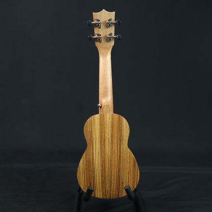 KAPPA Series 21 inch Soprano Ukulele - Zebra Wood (RCStromm / UZW21)