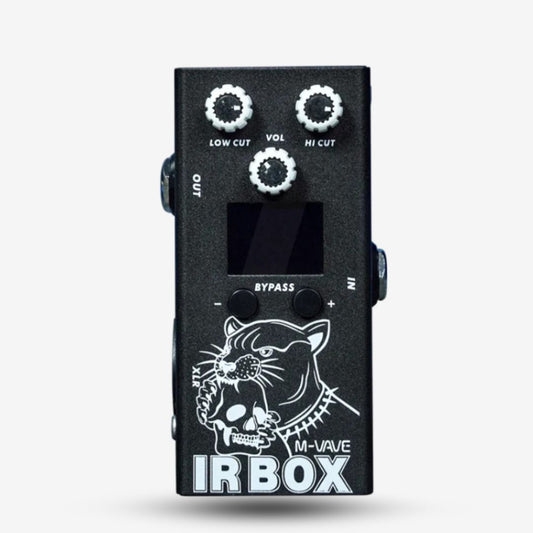 M-vave IR Box Pedal 32 Presets 24bit,IR Cab Impulse Response Cabinets Speaker Simulation Pedal