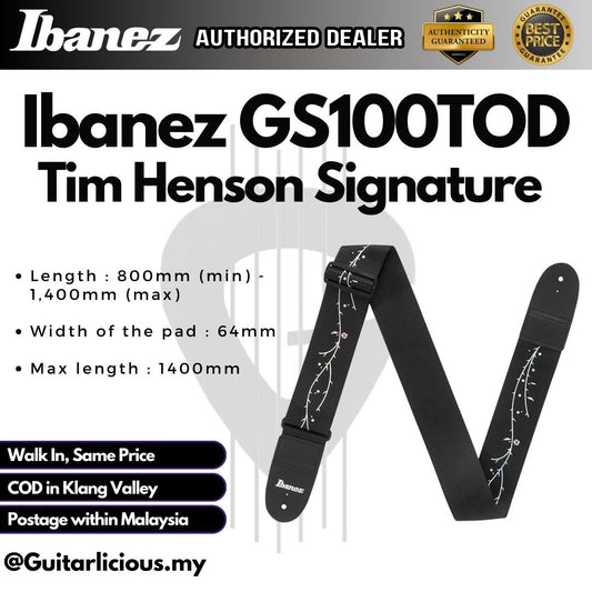 Ibanez GS100TOD Tim Henson Signature Strap - ( GS100TOD  / GS 100TOD  / GS-100TOD )