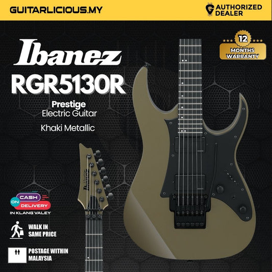 Ibanez Prestige RGR5130R Electric Guitar - Khaki Metallic