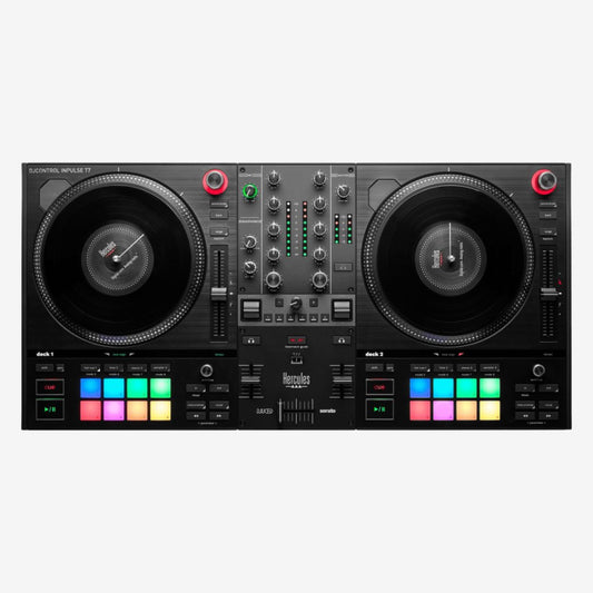 Hercules DJ DJControl Inpulse T7 2-deck Motorized DJ Controller | Full DJ Software DJUCED & Serato DJ Lite Included