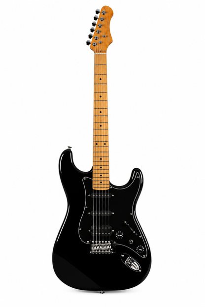 SQOE SEST500 HSS Electric Guitar w Roasted Maple Neck