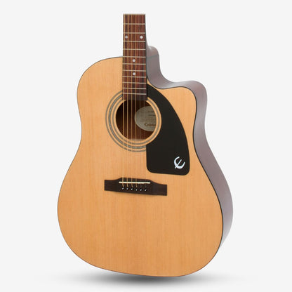 Epiphone J-15 EC Semi Acoustic-Electric Guitar with Pickup / EQ - Natural (J15 / J15EC / J-15E / EE1CNACH1 )