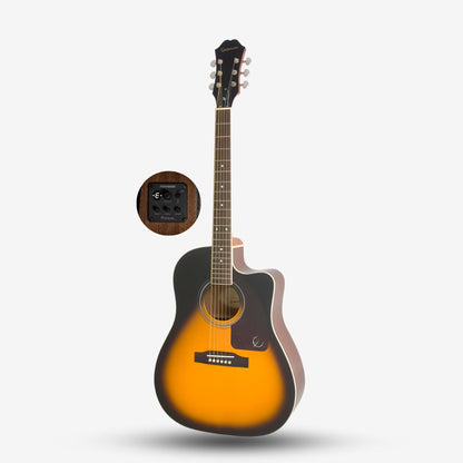 Epiphone J-45 EC Studio Acoustic-Electric Guitar with Fishman pick-up - Vintage Sunburst (J45 / J45EC / EE2S-VS-NH3 )