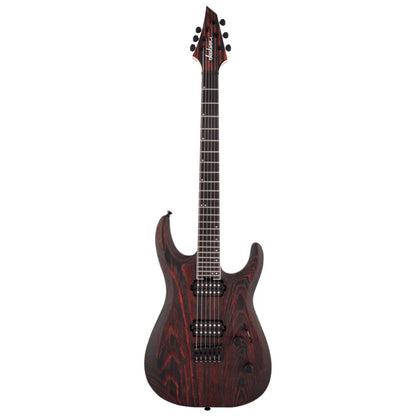 Jackson Pro Series Dinky DK2 Modern Ash HT6 Electric Guitar, Ebony FB, Baked Red