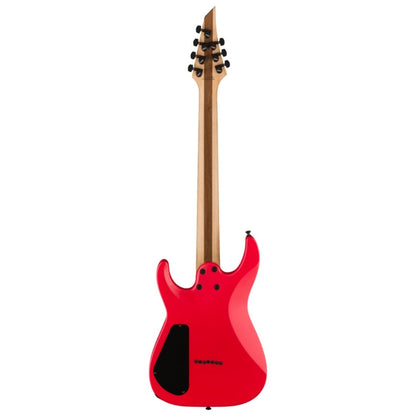 Jackson Pro Plus Series DK Modern MDK7 HT Electric Guitar, Ebony FB, Red w/Black Bevels