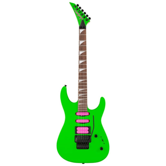 Jackson X Series Dinky DK3XR HSS Electric Guitar, Laurel FB, Neon Green