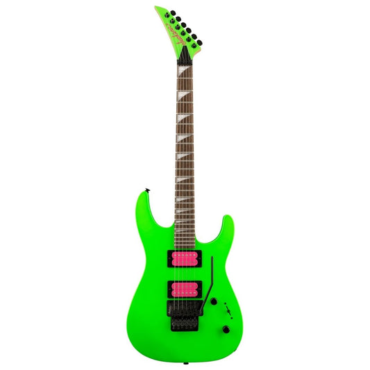 Jackson X Series Dinky DK2XR HH Electric Guitar, Laurel FB, Neon Green