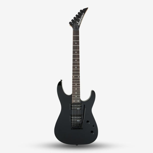 JACKSON JS Series Dinky JS12 Double Humbucker (HH) Electric Guitar, Amaranth FB, Gloss Black (JS-12 / JS 12)