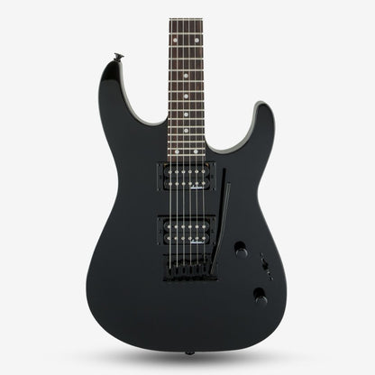 JACKSON JS Series Dinky JS12 Double Humbucker (HH) Electric Guitar, Amaranth FB, Gloss Black (JS-12 / JS 12)