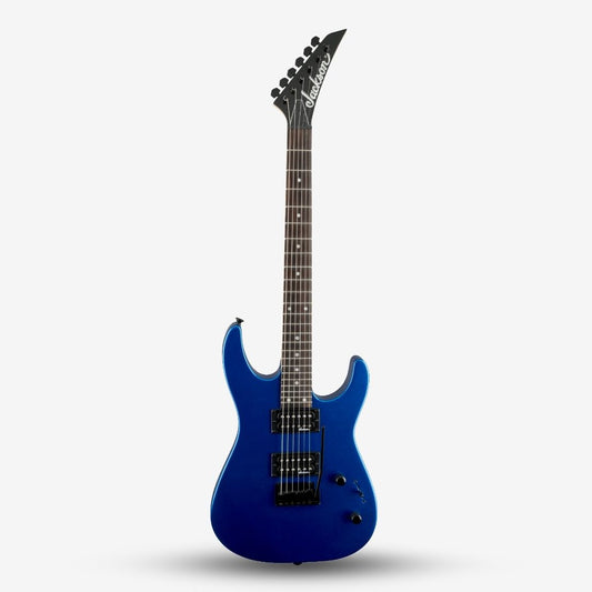 JACKSON JS Series Dinky JS12 Double Humbucker (HH) Electric Guitar, Amaranth FB, Metallic Blue (JS-12 / JS 12)