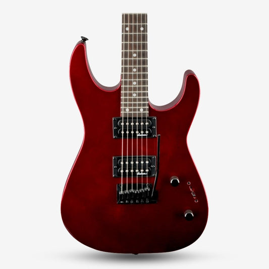 JACKSON JS Series Dinky JS12 Double Humbucker (HH) Electric Guitar, Amaranth FB, Metallic Red (JS-12 / JS 12)