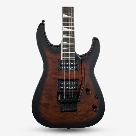 JACKSON JS Series Dinky Arch Top JS32Q DKA Electric Guitar with TREMOLO , Amaranth FB - Dark Sunburst