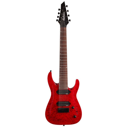 Jackson JS32-8Q Dinky 8-String Electric Guitar, Transparent Red