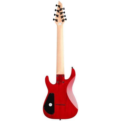 Jackson JS32-8Q Dinky 8-String Electric Guitar, Transparent Red