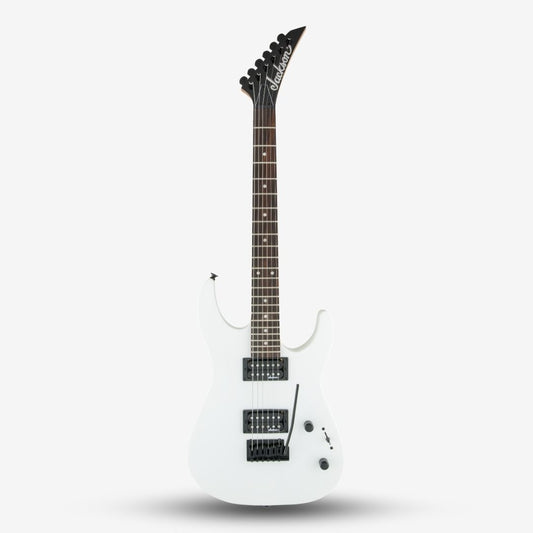 JACKSON JS Series Dinky JS11 Double Humbucker (HH) Electric Guitar, Amaranth FB, Snow White (J08-291-0121-576)