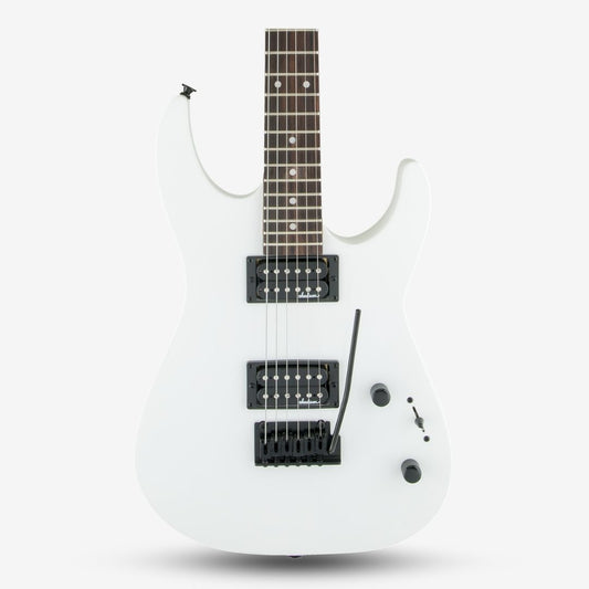 JACKSON JS Series Dinky JS11 Double Humbucker (HH) Electric Guitar, Amaranth FB, Snow White (J08-291-0121-576)