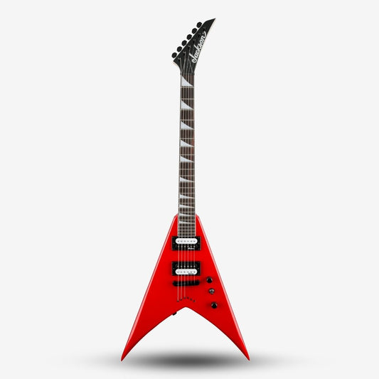 Jackson JS Series King V JS32T with Double Humbucker Electric Guitar, Amaranth FB - Ferrari Red (JS32 / JS32T / JS-32 )