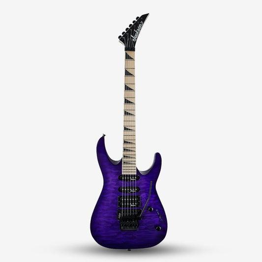 Jackson JS Series JS34Q Dinky DKA-M (HSS) Floyd Rose Electric Guitar - Transparent Purple ( JS-34Q / JS 34Q )