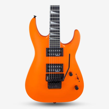 Jackson JS Series Dinky Archtop JS32 DKA Double Humbucker (HH) Floyd Rose Electric Guitar, Amaranth FB - Neon Orange