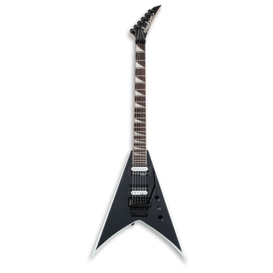 Jackson JS Series King V JS32 Electric Guitar, Amaranth FB, White with Black Bevels