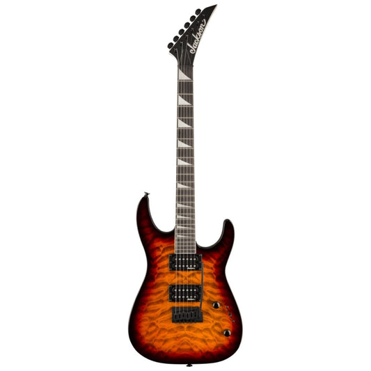 Jackson JS Series Dinky JS20 DKQ 2PT Electric Guitar, Amaranth FB, Tobacco Burst