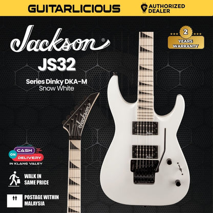 Jackson JS Series Dinky DKA-M JS32 Electric Guitar, Snow White