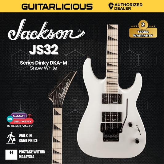 Jackson JS Series Dinky DKA-M JS32 Electric Guitar, Snow White