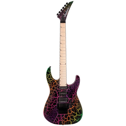 Jackson SL3M Pro Series Soloist Electric Guitar, Maple FB, Rainbow Crackle