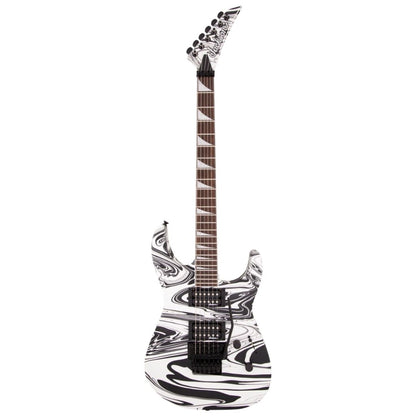 Jackson X Series Soloist SLX DX Swirl Electric Guitar, Laurel FB, Satin White Swirl