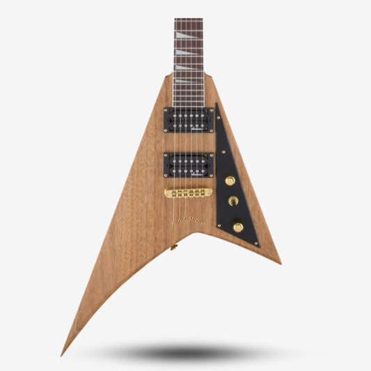 Jackson FSR JS Series Rhoads JS32T with Humbucker Electric Guitar with Black Pickguard - Natural Oil (JS32 / JS-32T )