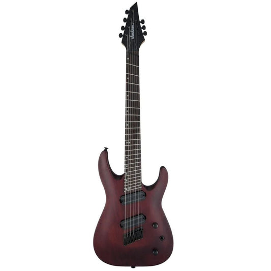 Jackson X Series Dinky DKAF7 Multi-scale Electric Guitar, Laurel FB, Stained Mahogany