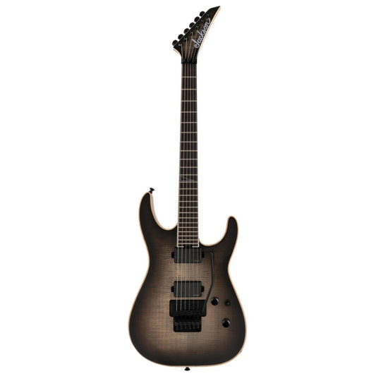 Jackson Ltd Ed Wildcard Series Soloist SL2FM Electric Guitar, Ebony FB, Transparent Black Burst