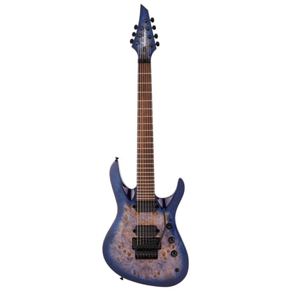 Jackson Pro Series Signature Chris Broderick Soloist 7P Electric Guitar, Laurel FB, Transparent Blue
