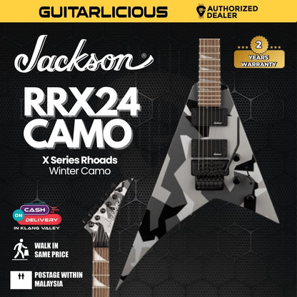 Jackson X Series Rhoads RRX24 Electric Guitar, Winter Camo