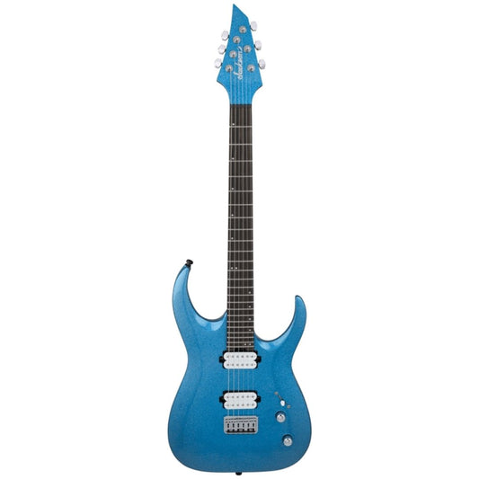 Jackson Pro Plus Series Signature Misha Mansoor Juggernaut HT6 Guitar, Ebony FB, Blue Sparkle
