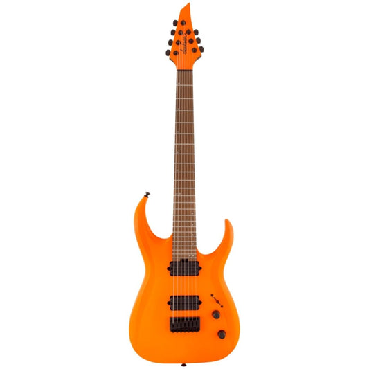 Jackson Pro Series Signature Misha Mansoor Juggernaut HT7 Electric Guitar, Neon Orange