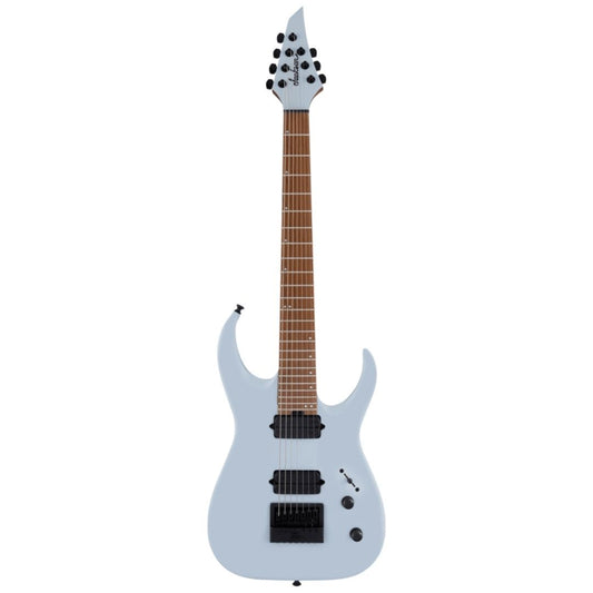 Jackson Pro Series Signature Misha Mansoor Juggernaut ET7 Electric, Caramelized Maple FB, Gulf Blue