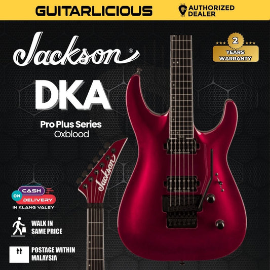 Jackson Pro Plus Series DKA Electric Guitar, Ebony FB, Oxblood
