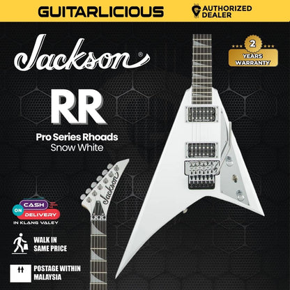Jackson Pro Series Rhoads RR Electric Guitar, Ebony FB, Snow White
