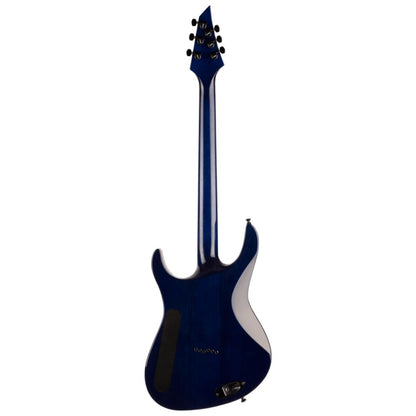 Jackson Pro Series Signature Chris Broderick Soloist HT6P Elec Guitar, Laurel FB, Transparent Blue