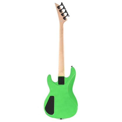 Jackson JS Series Concert Bass Minion JS1X Short Scale Bass Guitar, Amaranth FB, Neon Green