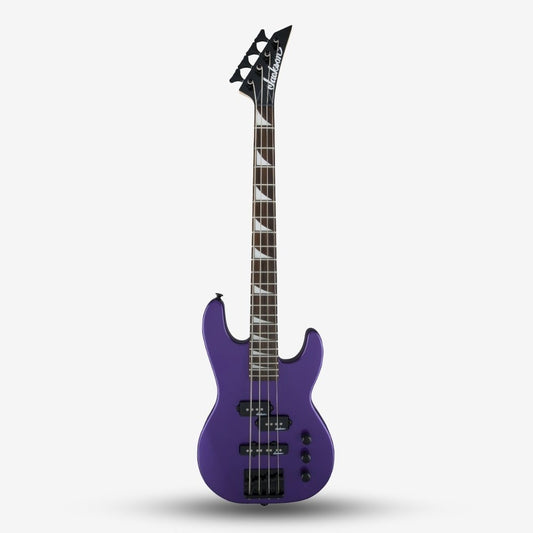 Jackson JS Series JS1X Concert Mini Short Scale Bass Minion Guitar, Amaranth FB , Pavo Purple ( JS1 / JS-1X / JS / Mini Bass )